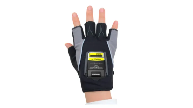 Rockscan W100 mit optionalen, fingerlosen Handschuh